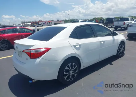 2014 Toyota Corolla S z USA, uszkodzony, nr VIN 2T1BURHE4EC151812